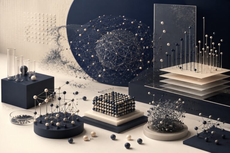 Illustration éditoriale de recherche sur les modèles d’intelligence artificielle